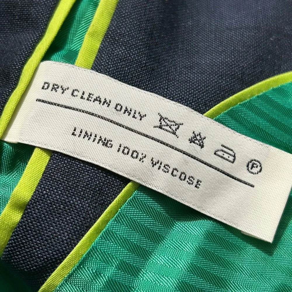 Ozwald Boateng Bespoke Couture Blazer 42 Reg‎ Navy England Wool (Flaws)